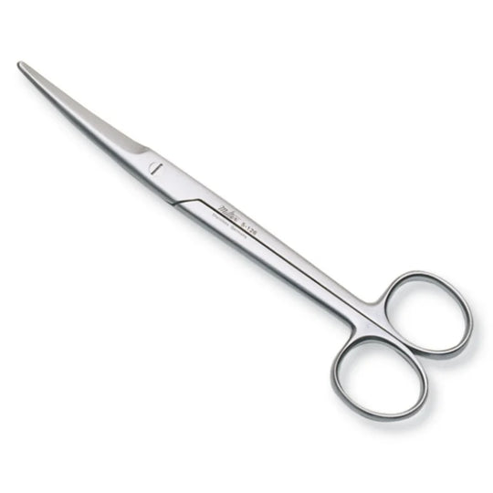 CHROME PLATED CURVED MAYO SCISSORS