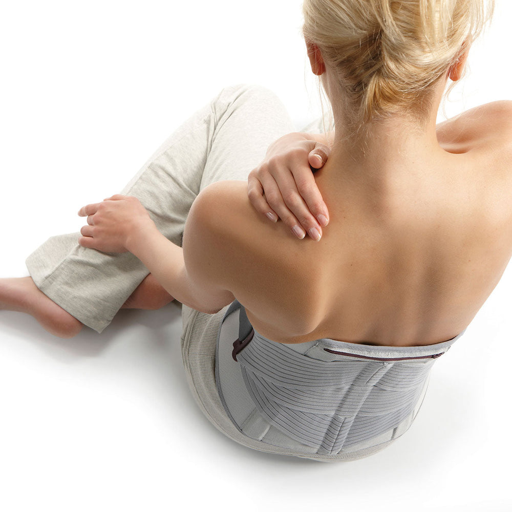 Push Med Back Brace - Blue/Grey