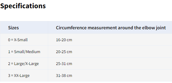 ADJUSTABLE ELBOW BRACE