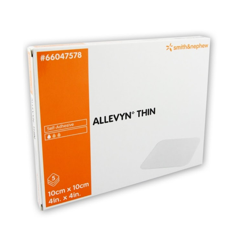 ALLEVYN THIN 10CM X 10CM BOX OF 5
