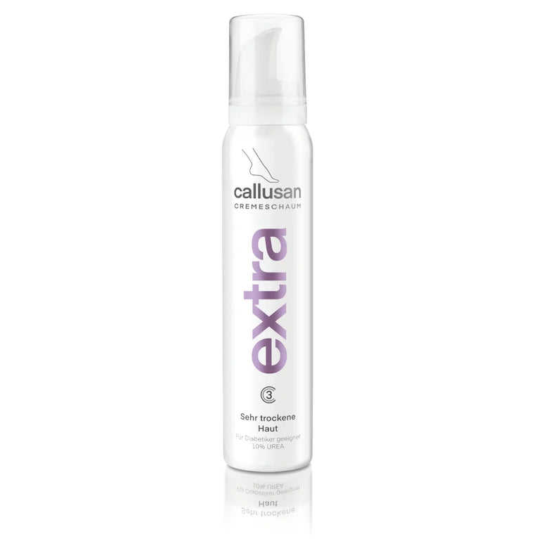 Callusan Extra 10% Urea cream, 125ml bottle.