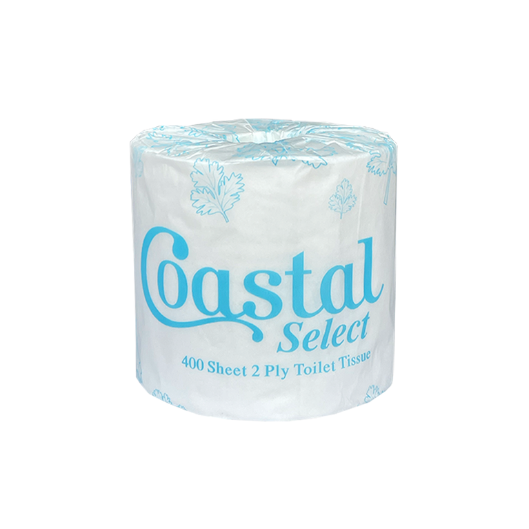 TOILET PAPER 2PLY 400 SHEET ROLL