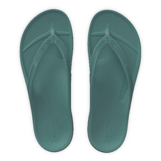 LIGHTFEET ARCH SUPPORT JANDALS - FOREST GREEN