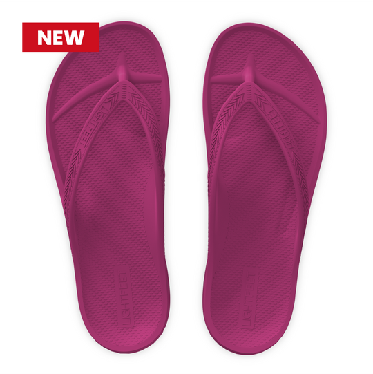 LIGHTFEET ARCH SUPPORT JANDALS - FUSCIA
