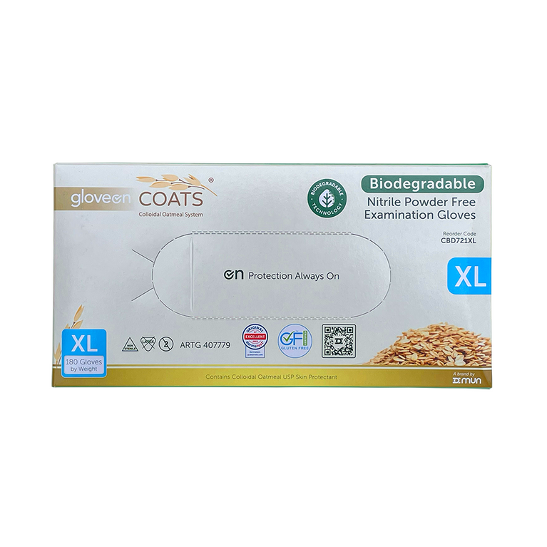 BIODEGRADABLE NITRILE GLOVES