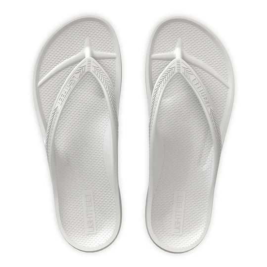 LIGHTFEET ARCH SUPPORT JANDALS - WHITE