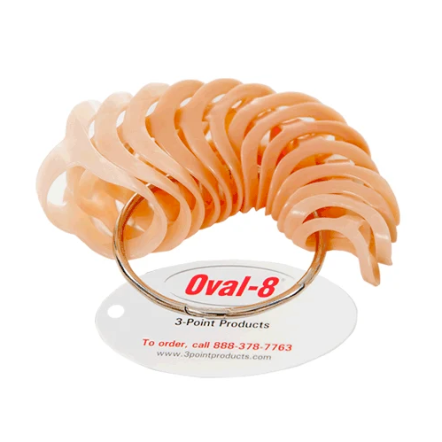 OVAL-8 FINGER POLYPROPYLENE SIZING SET