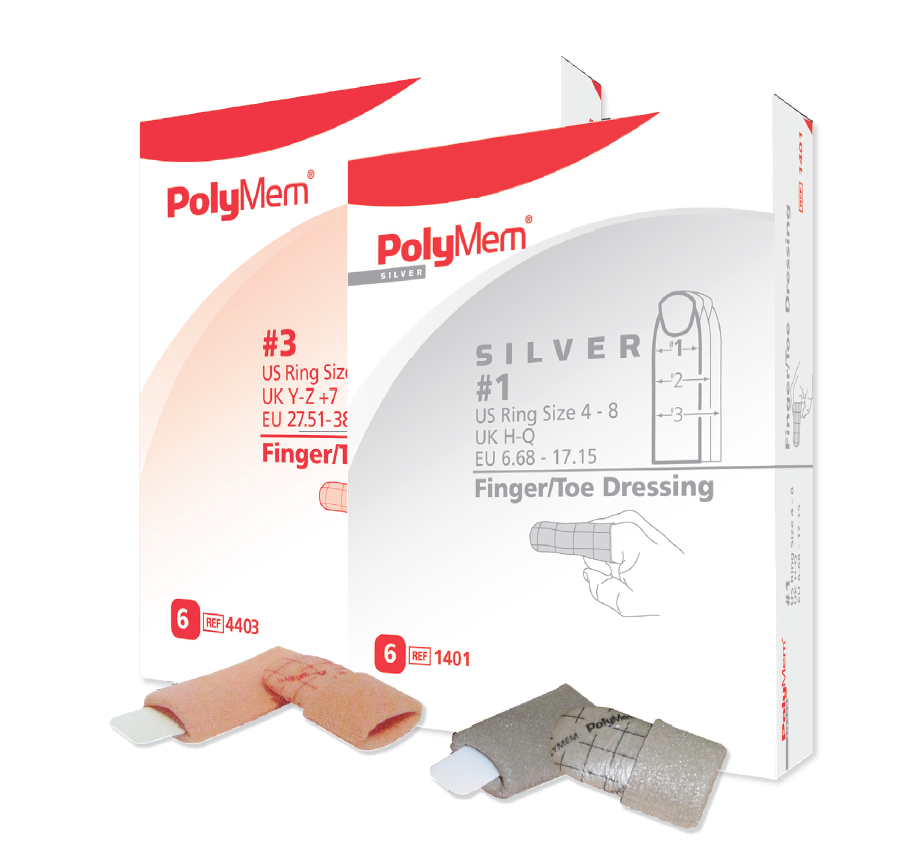 Polymem Application POLYMEM FINGER-TOE DRESSING – Whiteley AllCare