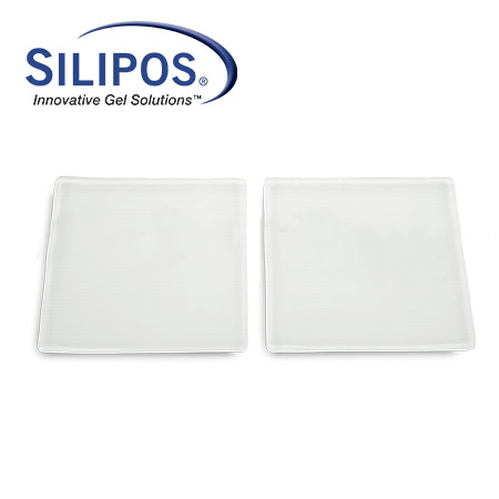 SILIPOS 15505 GEL SQUARES + ADHESIVE 10x10cm (2PACK)