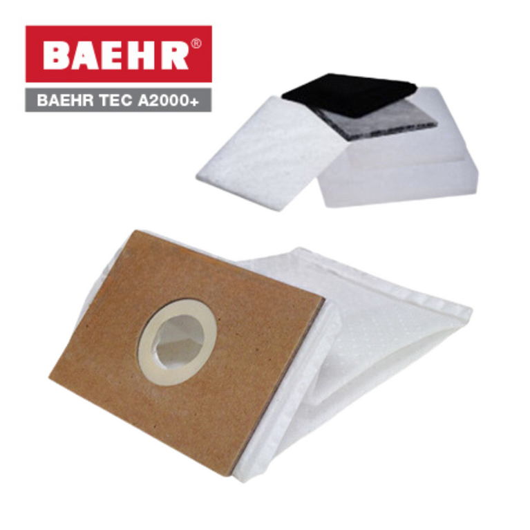 BAEHR A2000/A2000+ DUST BAGS PKT 10 (Includes 1 x Filter Set)