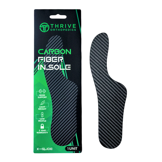 X-GLIDE CARBON FIBRE FOOT PLATE MORTONS FLAT (RIGID)