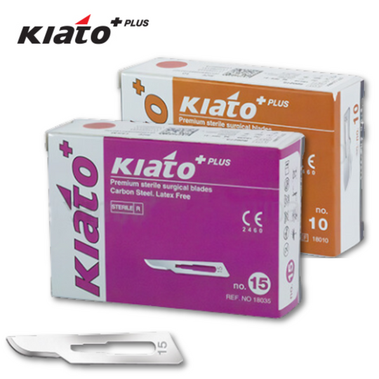 KIATO CARBON STEEL BLADES - BOX 100