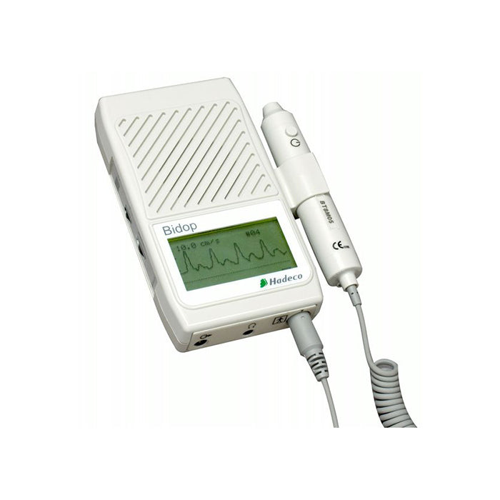 HADECO BIDOP ES100V3 BI-DIRECTIONAL DOPPLER COMPLETE WITH LCD AND 8MHZ PROBE