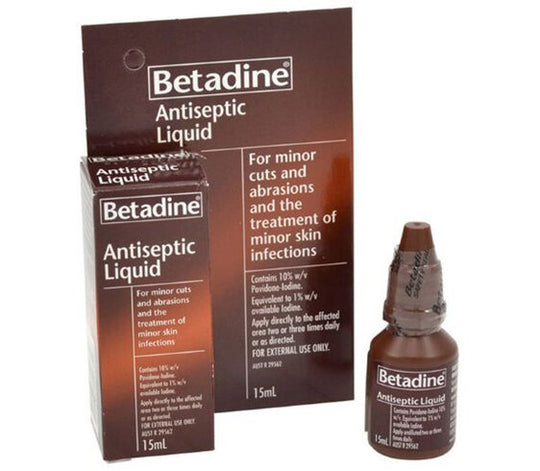 BETADINE 15ML ANTISEPTIC LIQUID