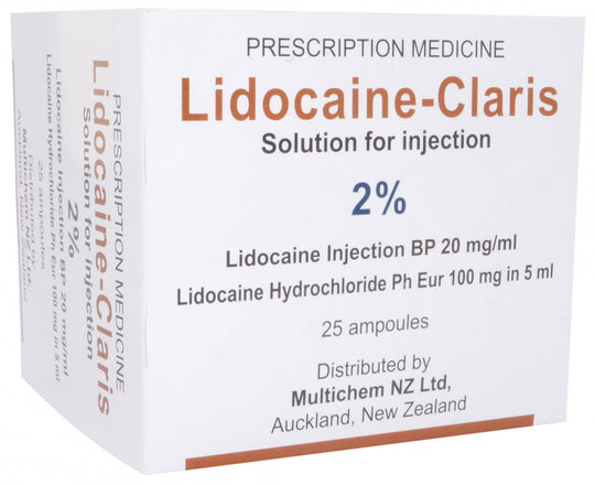 LIDOCAINE AMPS 25 X 5ML
