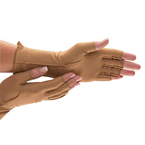 ISOTONER THERAPEUTIC GLOVES LARGE OPEN
