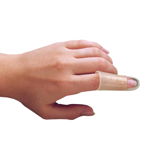 STAXX PERFORATED, SEMI-HARD PLASTIC FINGER SPLINT