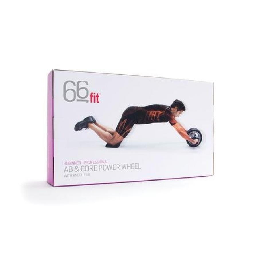 66fit ab & core power wheel with kneel pad