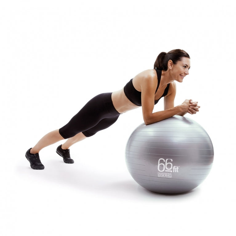 ALLCARE EXERCISE & POSTURE BALL - NON SLIP VINYL SURFACE AND RIBBED FOR EXTRA SENSE OF SECURITY