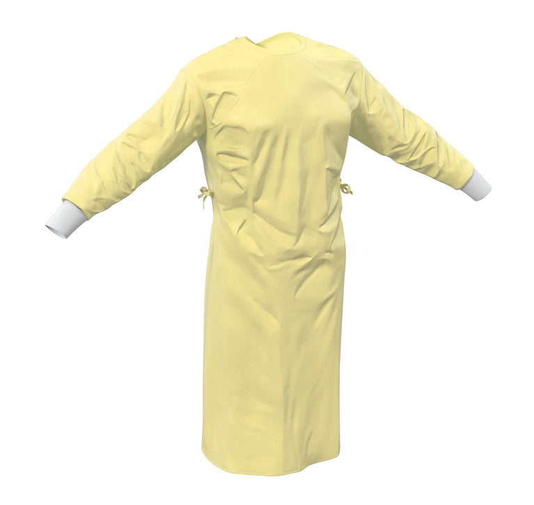 DISPOSABLE GOWN LONG SLEEVE REGULAR PACK 10