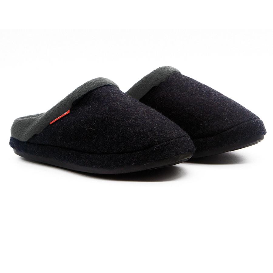 ARCHLINE ORTHOTIC SLIPPERS, CHARCOAL MARL, SLIP ON