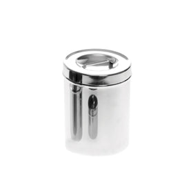 STAINLESS STEEL CANISTER WITH LID