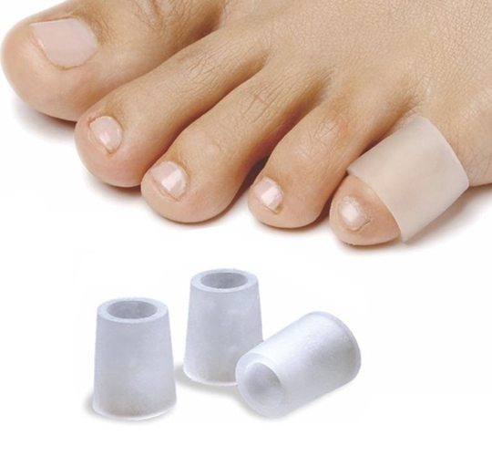 Toe Caps - Ribbed Gel - Silipos - bag of 6