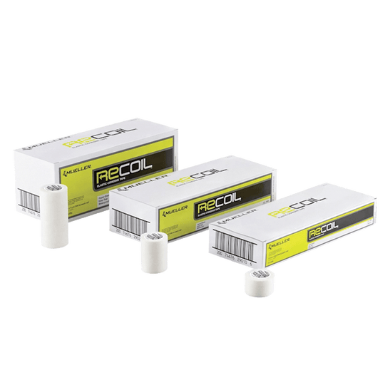 MUELLER RECOIL ELASTIC COHESIVE TAPE - SUPER THIN, LIGHTWEIGHT AND WATER RESISTANT