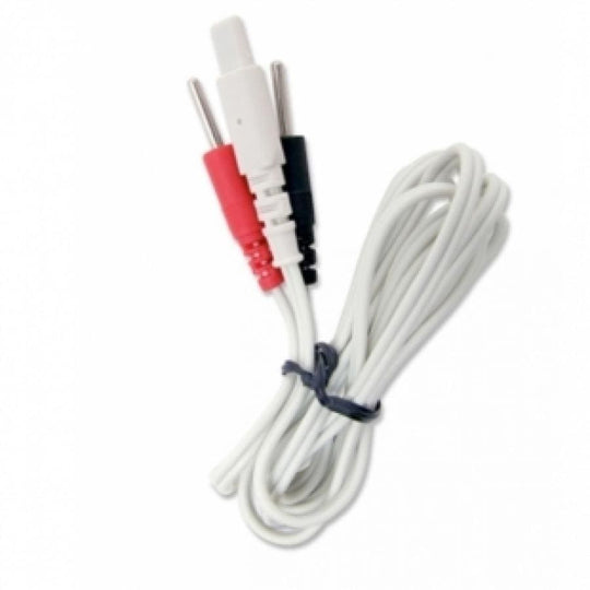 NEUROTRAC PATIENT LEAD - WHITE LEAD BLACK/RED ENDS