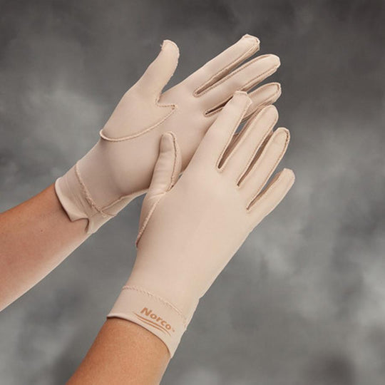 NORCO THERAPEUTIC COMPRESSION OEDEMA GLOVES FULL LENGTH