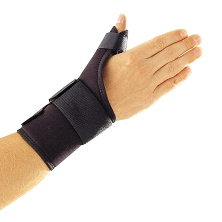 OPP1188 6 INCH WRIST AND THUMB SUPPORT WITH MOLDABLE THERMOPLASTIC INSERT