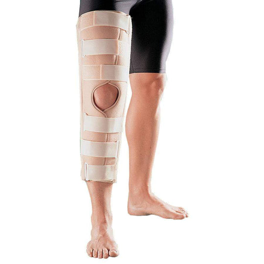 OPP4030 KNEE IMMOBILIZER 20" WITH FOAM PADDING AND ALUMINIUM POSTERIOR STAYS