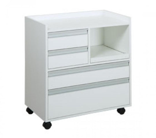PODIATRY CABINET WITH DRILL SLIDER AND SOFT CLOSE RUNNERS