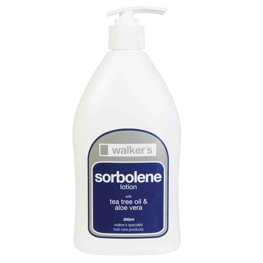 WALKERS SORBOLENE LOTION + TEA TREE OIL WITH ALOE500ML PUMP